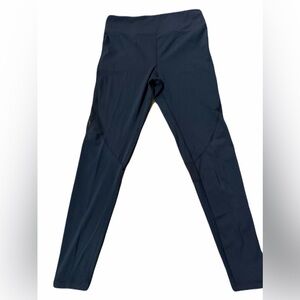 Alala Mesh Inset Leggings Black Gym Run Yoga 25” Made in Canada Women’s Size M